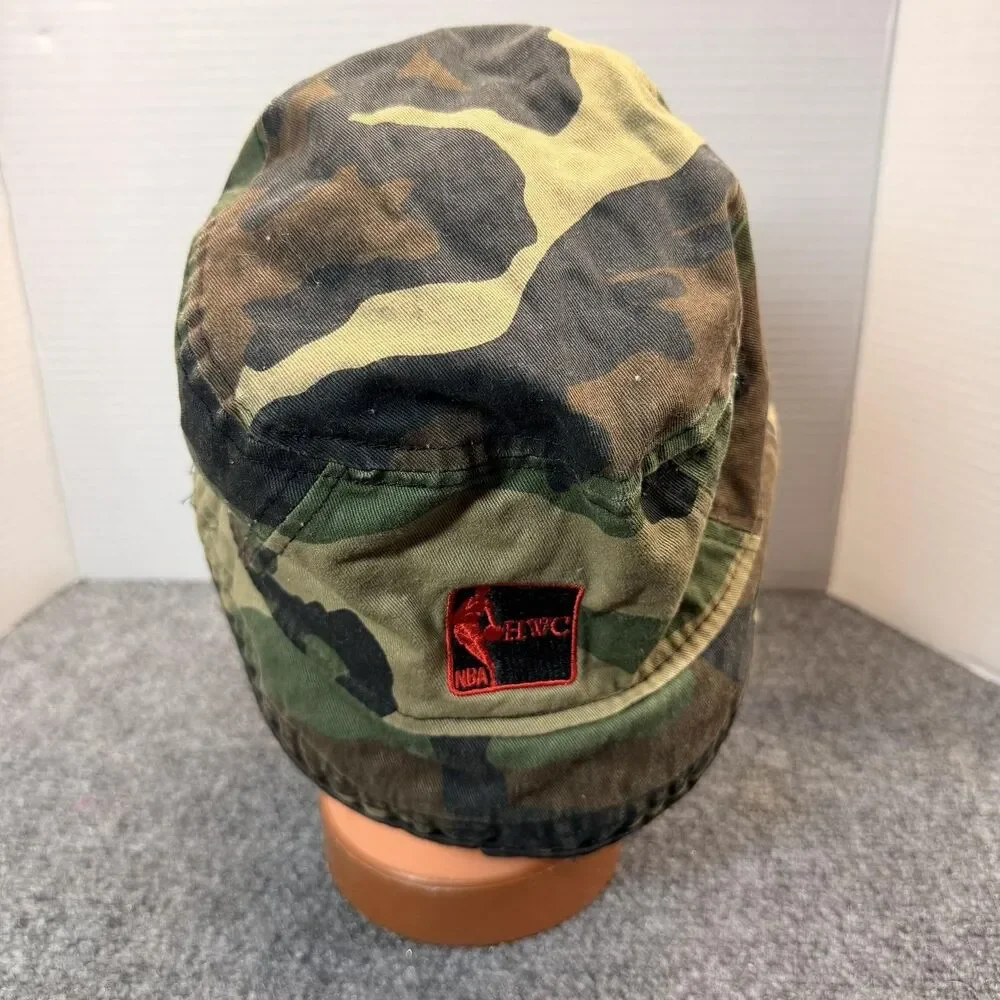 Chicago Bulls Hat Bucket Mens XL Green Camo NBA Basketball Windy City New Era